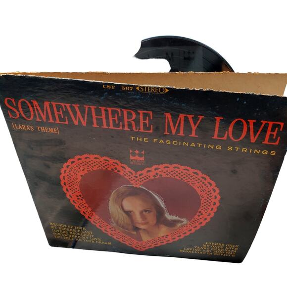 Lot of 2 Crown Vinyl Records Jesse Crawford Laras Theme Somewhere My Love 33 rpm - Picture 10 of 11